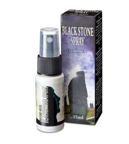 Black Stone Spray: Spray para Entumecer el Pene y Prolongar el Placer Masculino