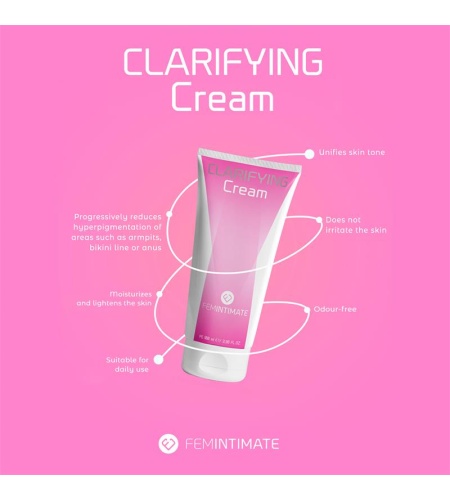 Clarifying Crema – Blanqueadora Íntima Hidratante y Natural de Femintimate