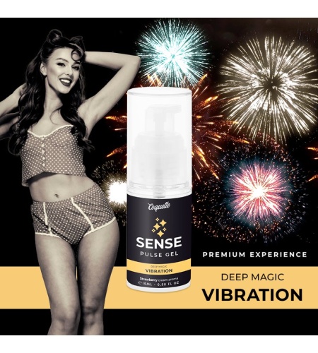 Gel Vibratorio de Fresa Coquette Chic Desire
