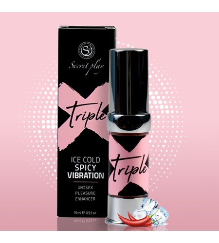 Gel Estimulante Unisex Triple X – SecretPlay 15 ml