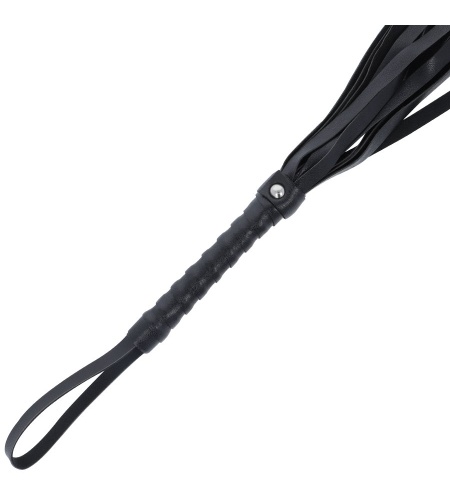 Látigo Bondage Negro de 45 cm – Darkness
