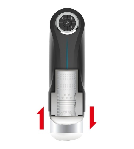 Jamyjob Milker Stroker: Automasturbador Up Down con Sonido y Ventosa