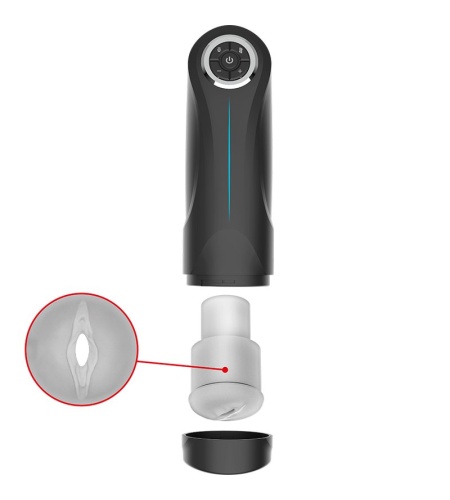 Jamyjob Milker Stroker: Automasturbador Up Down con Sonido y Ventosa