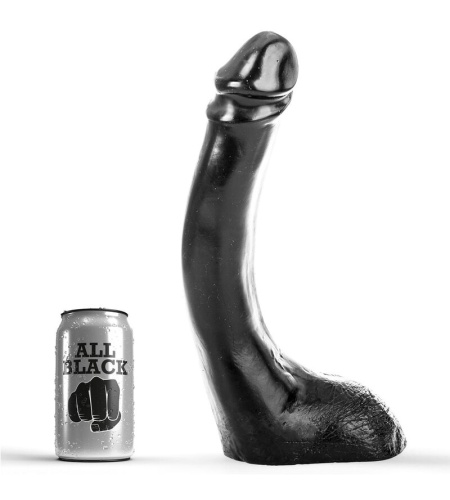 Mega Dildo Negro de 29 cm