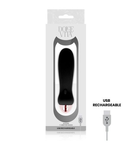 Vibrador Negro 7 Velocidades