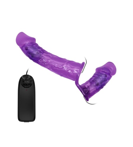Arnés con Dildo Doble y Vibración