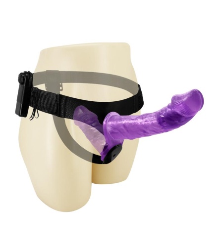 Arnés con Dildo Doble y Vibración