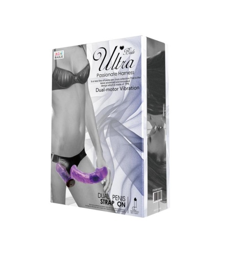 Arnés con Dildo Doble y Vibración