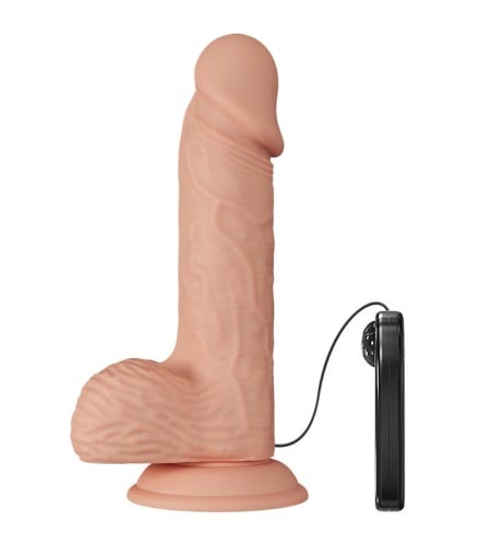 Vibrador con Testículos 20 cm