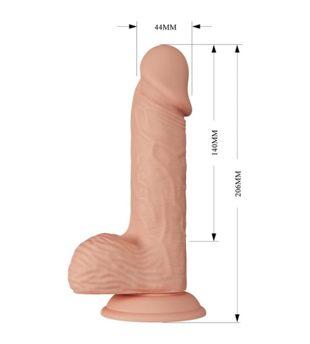 Vibrador con Testículos 20 cm