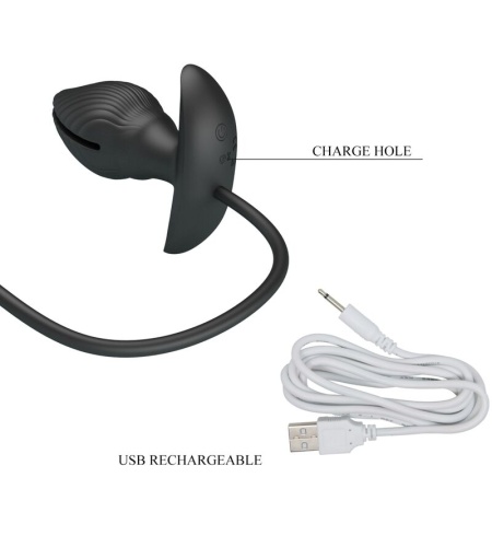 Plug Anal Inflable Expansivo con Vibración