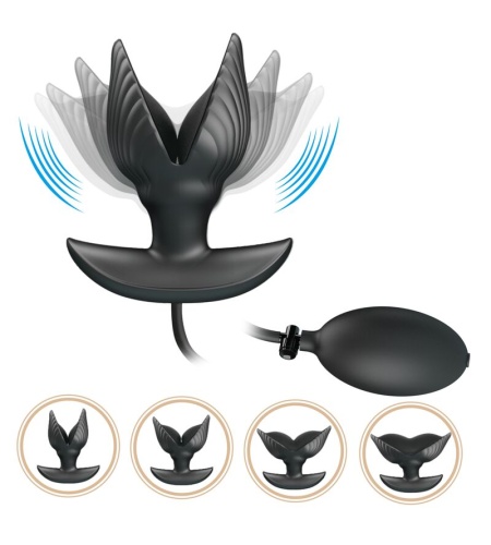 Plug Anal Inflable Expansivo con Vibración