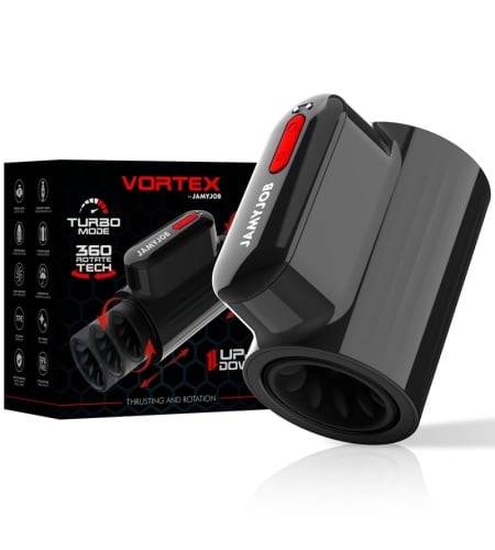 VORTEX: Masturbador con Empuje Automático y Rotación Total