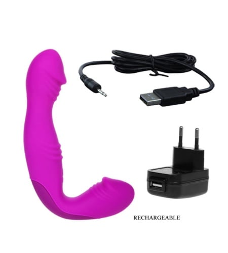 Arnés Vibratorio Sin Correas – Triple Motor y Ajuste Perfecto