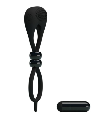 Anillo Vibrador Doble Pene Y Testículos
