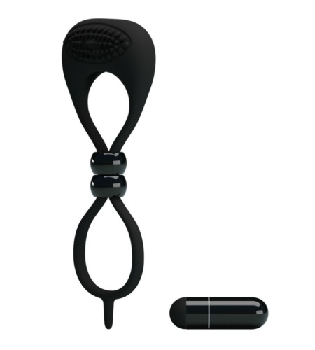 Anillo Vibrador Doble Pene Y Testículos