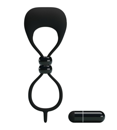 Anillo Vibrador Doble Pene Y Testículos