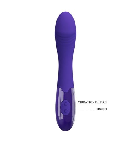 Dildo Vibrador Violeta Recargable