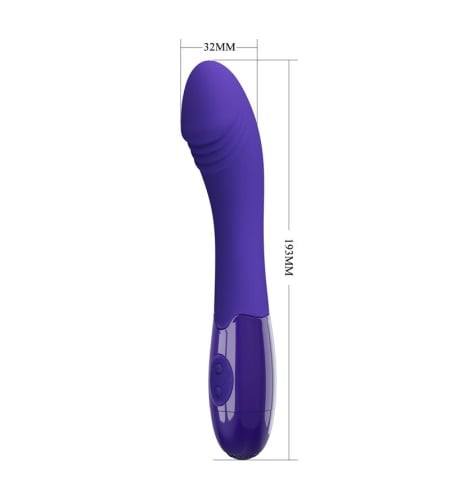 Dildo Vibrador Violeta Recargable