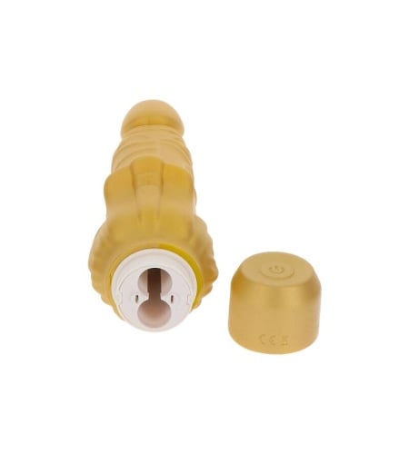 Pene Vibrador Dorado: Elegancia y Placer