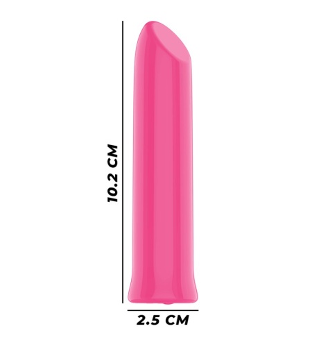 Bala Vibradora Rosa Recargable