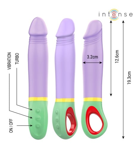 Vibrador Morado Clásico Velma de INTENSE