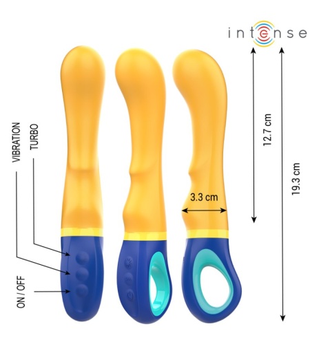 Vibrador Amarillo SHAGGY para Estimulación del Punto G