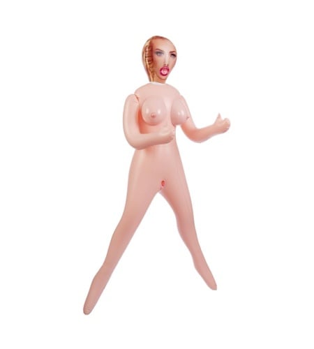 Muñeca hinchable para bromas y despedidas
