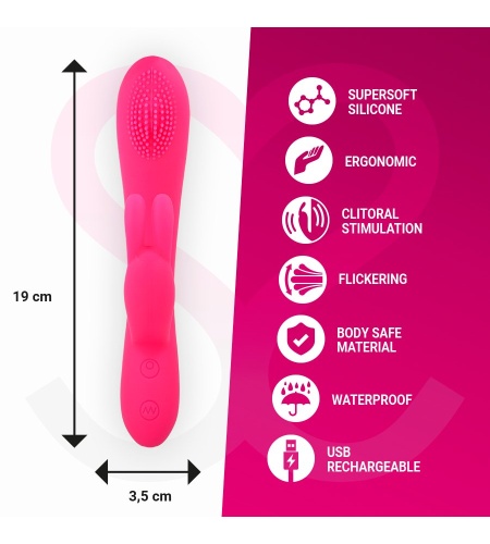 Vibrador Doble con Masaje Interno
