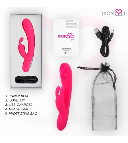 Vibrador Doble con Masaje Interno