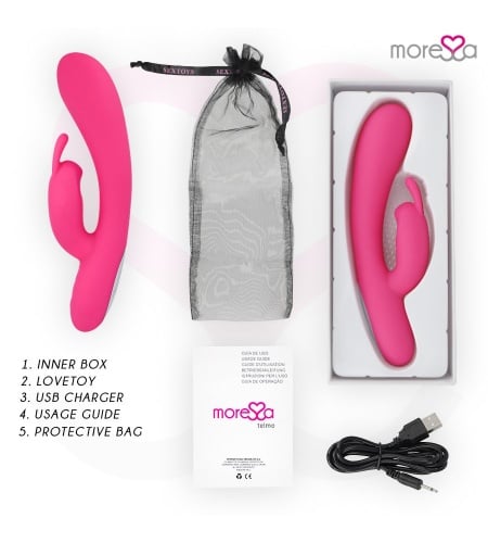 Vibrador para Orgasmo Dual con Tickling