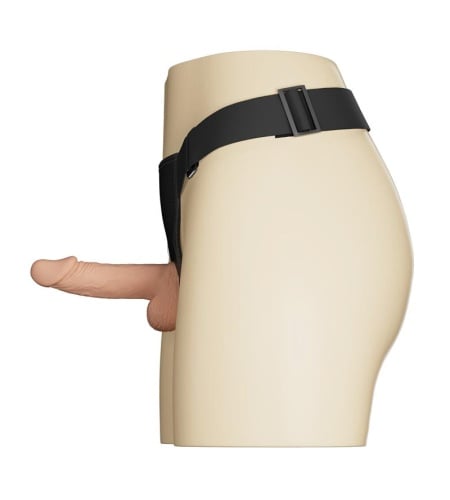 Arnés con Pene Vidrador de 19 cm
