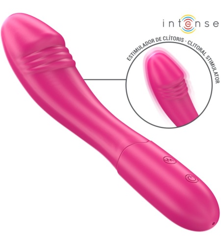 Vibrador Rosa Recargable 19 cm