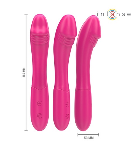 Vibrador Rosa Recargable 19 cm