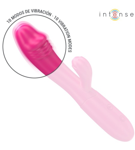 Vibrador Doble Rosa Recargable