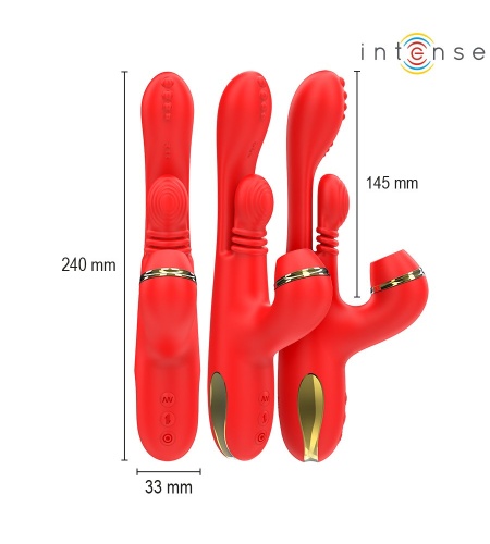 Vibrador Multifunción Con Cabezales Intercambiables