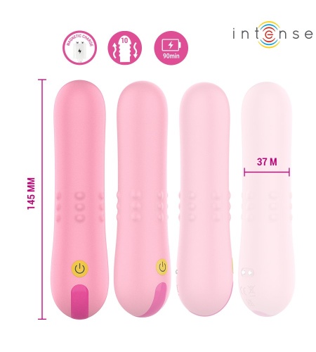Vibrador con Perlas Rotadoras