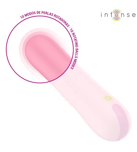 Vibrador con Perlas Rotadoras