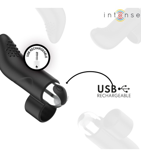 Vibrador Dedal Recargable de Silicona