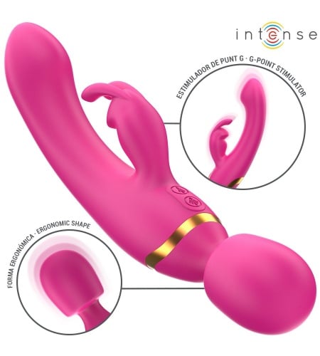 Vibrador Wand con Rabbit