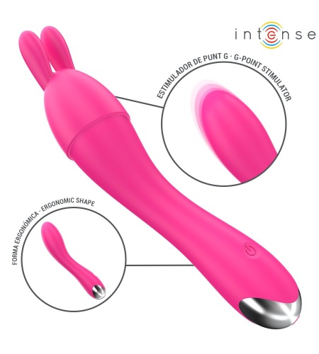Vibrador con Cabezales Intercambiables