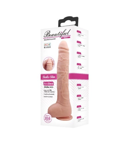 Dildo Realístico Flexible de 28 cm
