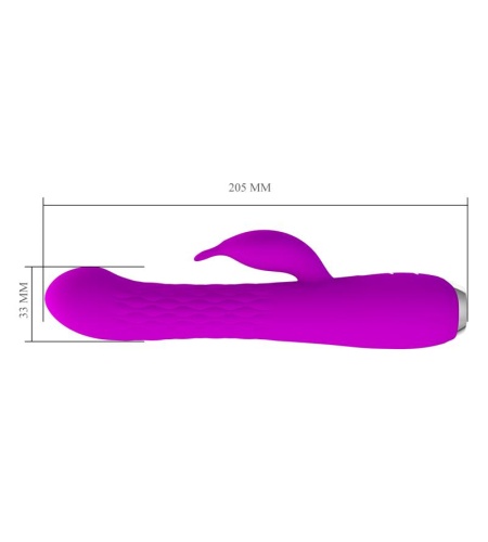 Vibrador Rotador Recargable de Silicona