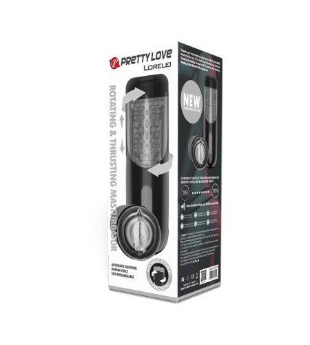 Roto Masturbador con Empuje Recargable