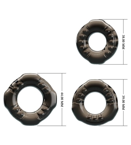 Cock Rings Elásticos Pene y Testículos