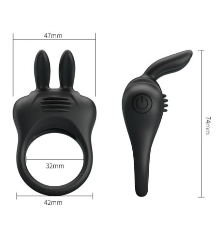 Anillo Vibrador con Orejitas Estimulantes