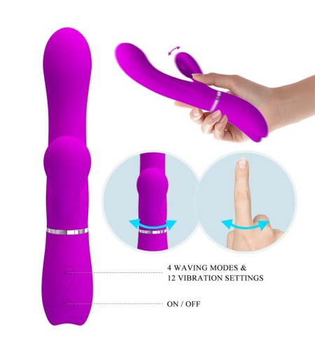 Vibrador con Efecto Ondulatorio en Clítoris