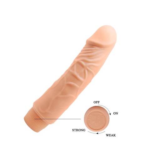 Vibrador Realístico sin Testículos 19.5cm