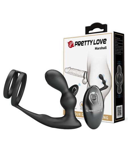 Anillo para Pene con Plug Anal Vibratorio
