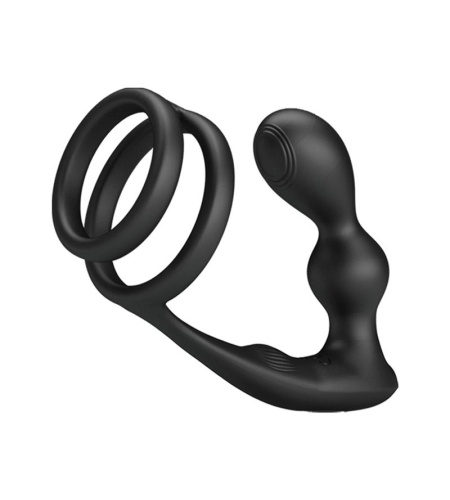 Anillo para Pene con Plug Anal Vibratorio